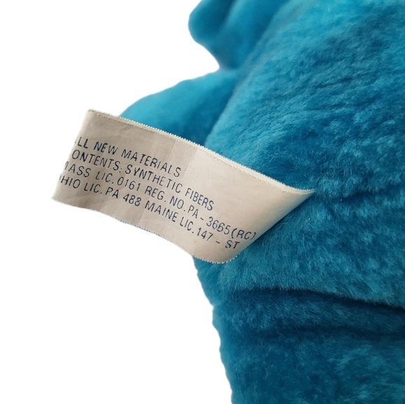 Vintage Nanco Blue Teddy Bear plush Stuffed Animal - Picture 3 of 4